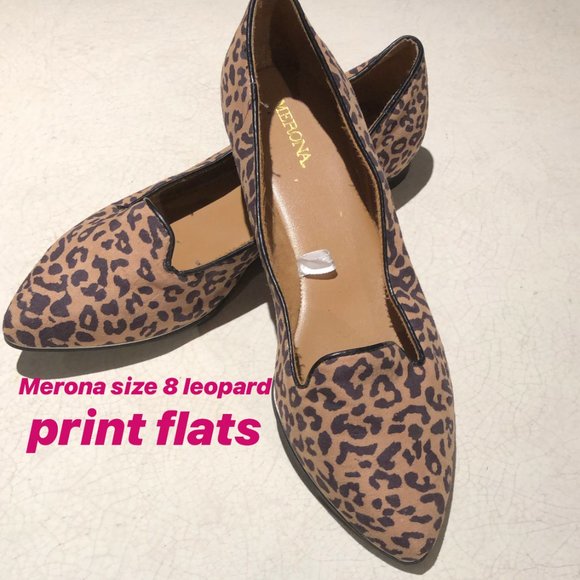 Merona leopard print flats - Picture 1 of 1